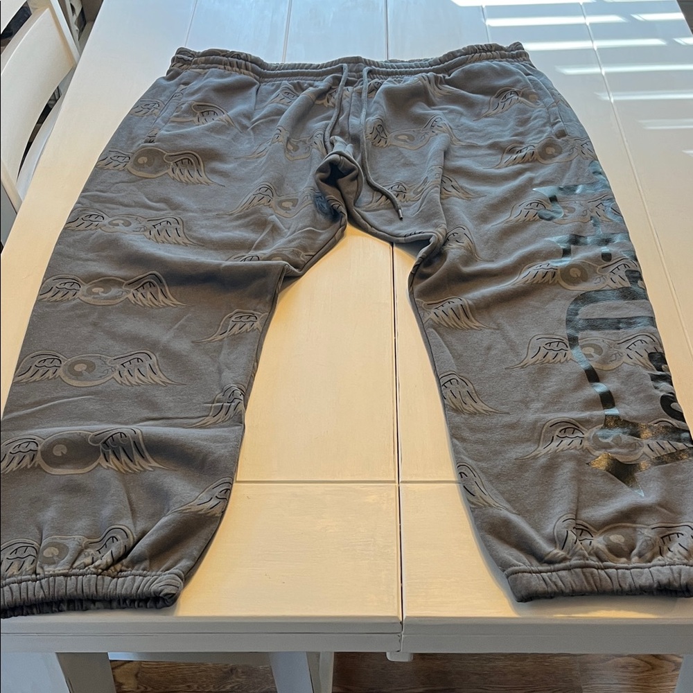 Von Dutch Motors/gray and tan 1X jogging sweats/NWOT!!!! Never worn!!!!’